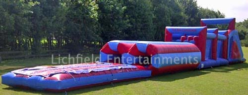 Inflatable Assault Course for hire for adults