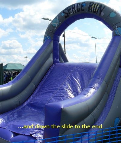 Inflatable Bouncy Castle Assault Course for hire