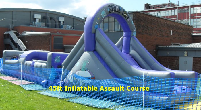 45ft Inflatable Assault Course for hire