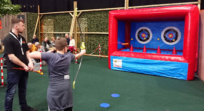 Mobile Archery hire for indoors and outdoors