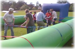 Human Table Football - perfect for any Olympic theme event