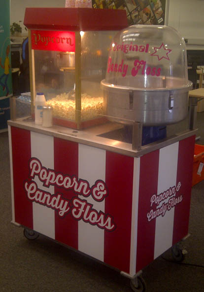 Popcorn and Candyfloss Stall for hire
